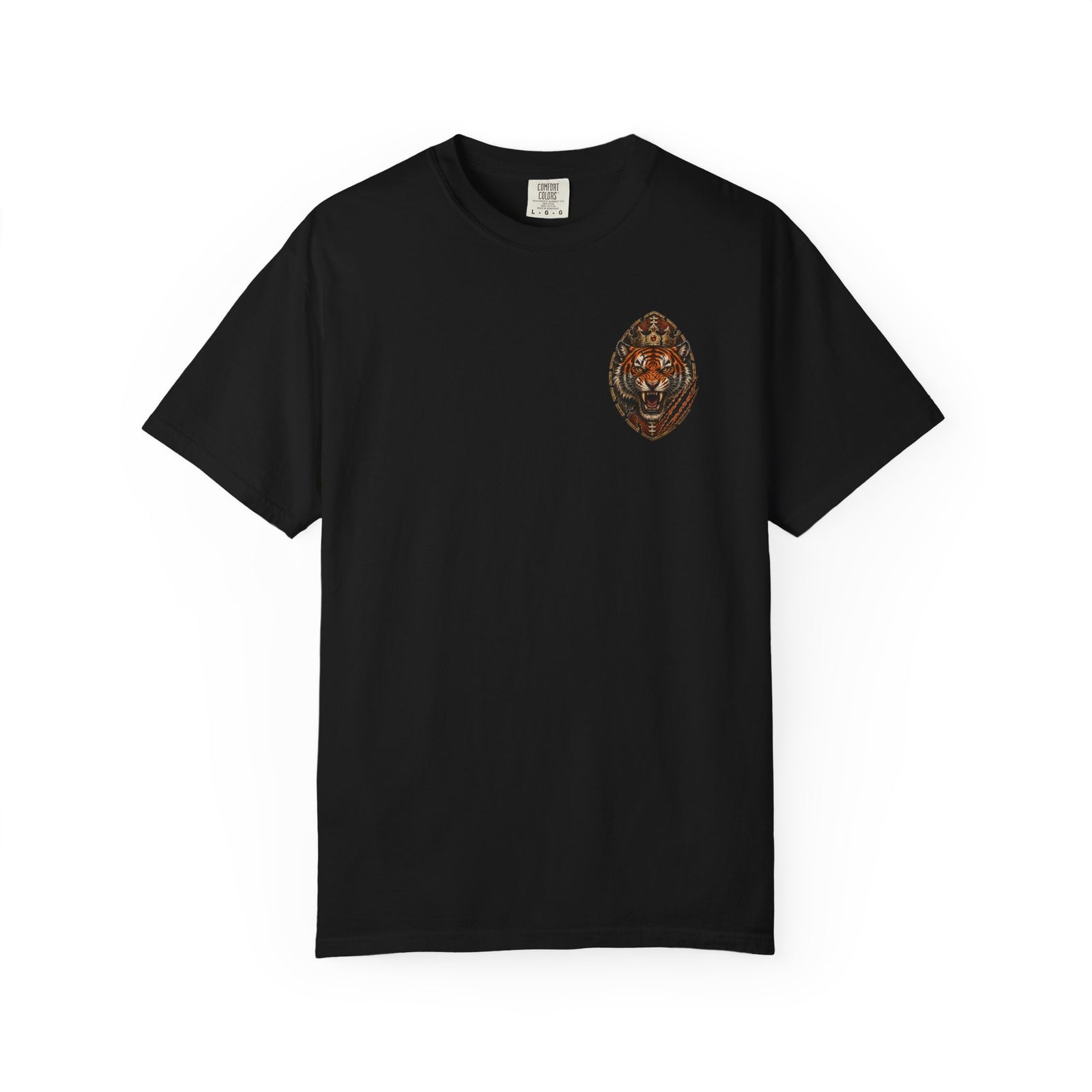 Roaring Tiger Pharaoh T-shirt | Egyptian Tiger Football Warrior