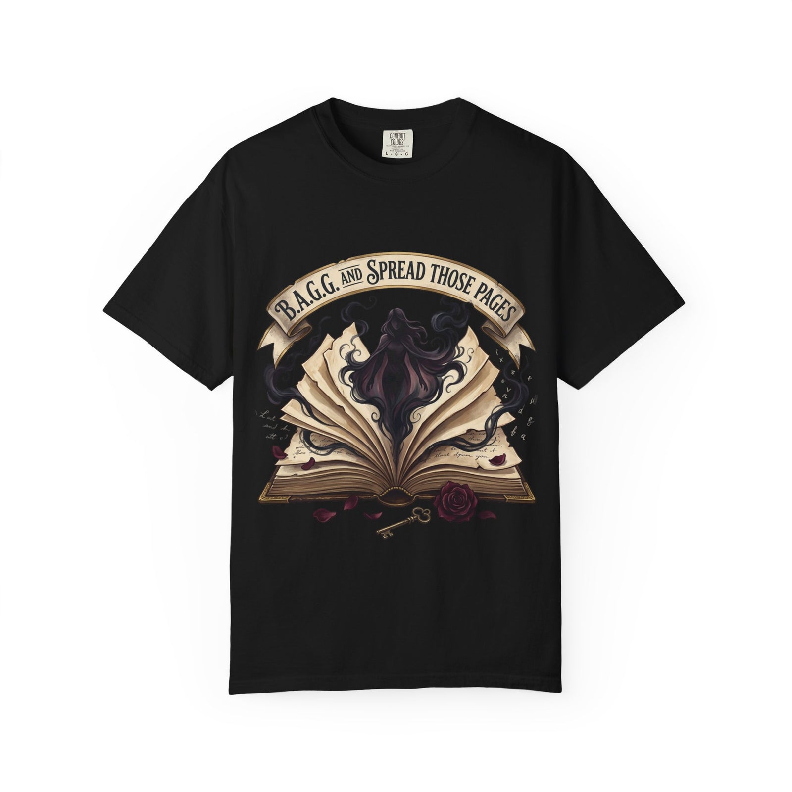 B.A.G.G. and Spread Those Pages Shirt, Fantasy Reader Tee, Book Lover T-Shirt, Fairy Book Shirt, Reading Gift, Bookworm Apparel