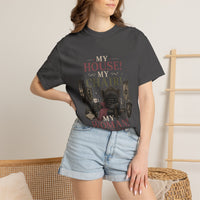 My House! My Chair! Woman! T-shirt | Vintage Gothic Parlor Illustration
