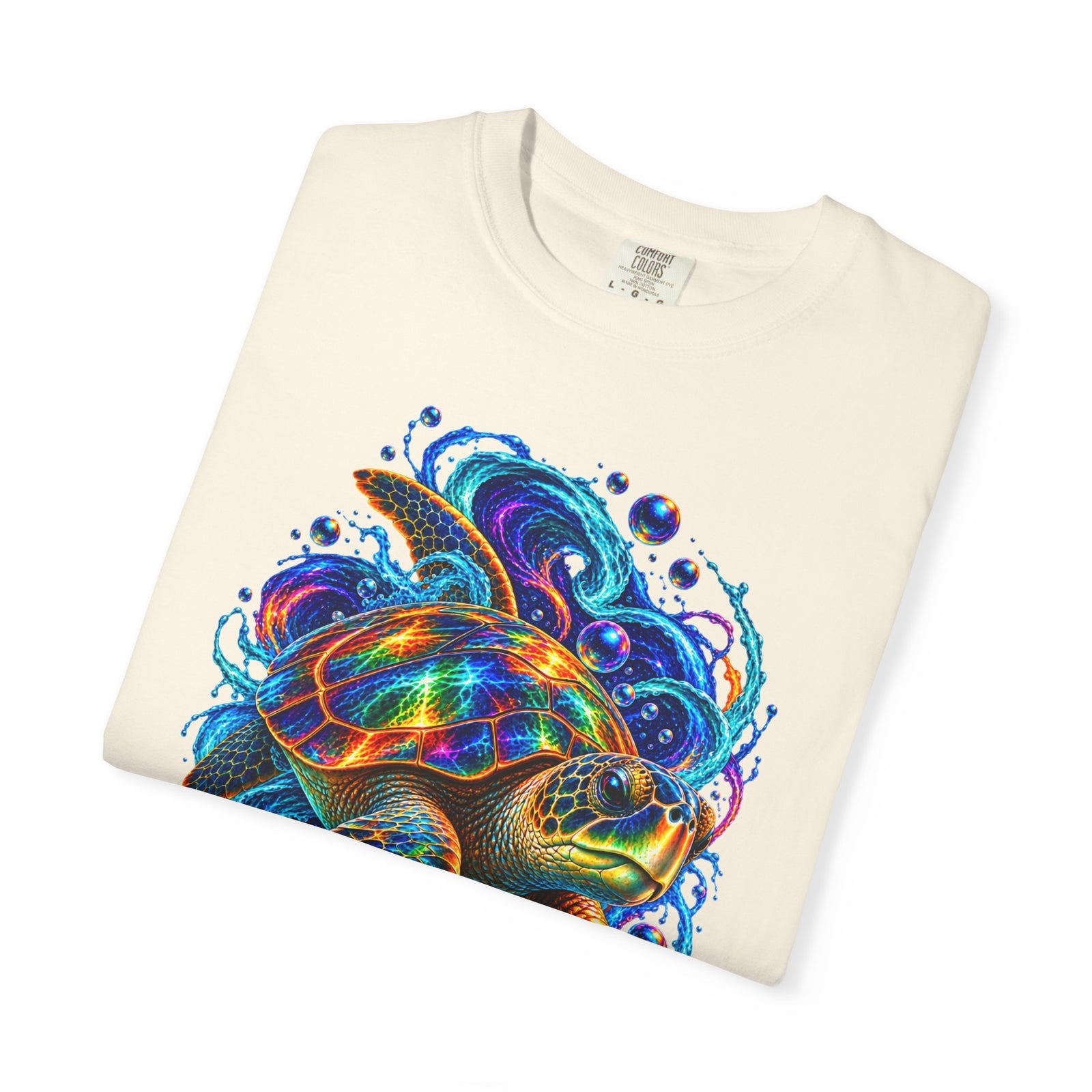 Sea Turtle Psychedelic Graphic T-Shirt