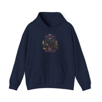 House Chair Woman hoodie | City skyline silhouette, text 'My House! My Chair! My Woman!'