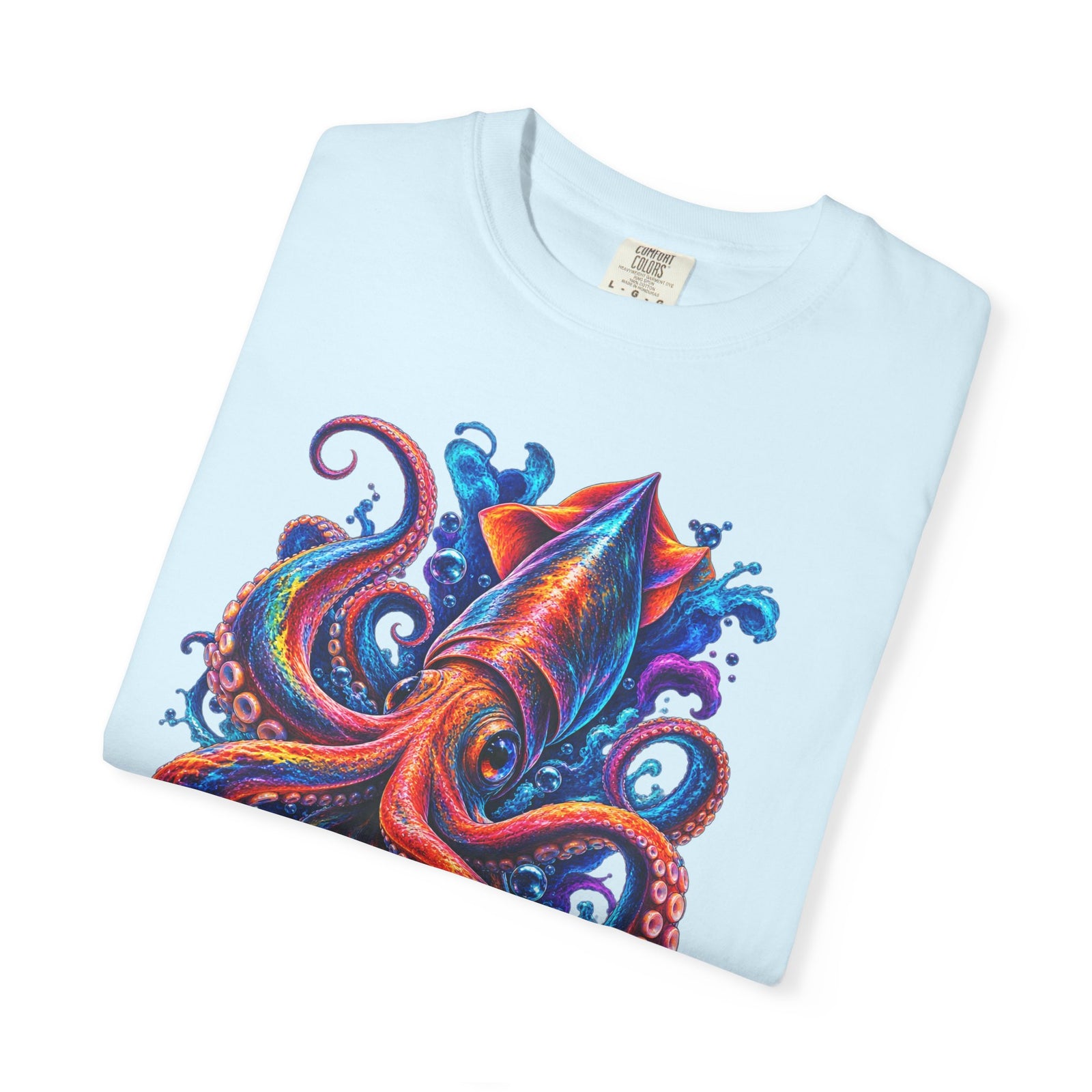 Squid Ink Art T-Shirt — Vibrant Octopus Graphic Tee