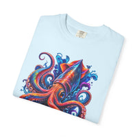 Squid Ink Art T-Shirt — Vibrant Octopus Graphic Tee