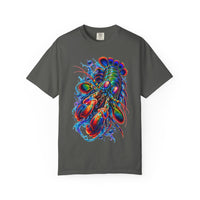 Psychedelic Lobster T-Shirt — Vibrant Neon Crustacean Graphic Tee