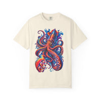 Squid Ink Art T-Shirt — Vibrant Octopus Graphic Tee