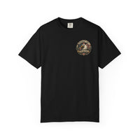 Fireworks Sunset Lake shirt | Eagle American badge chest emblem