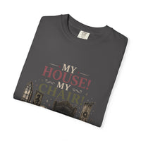 My House! My Chair! Woman! T-shirt | Vintage Gothic Parlor Illustration