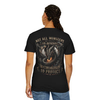 Not All Monsters Are Created To Destroy dragon T-shirt | fantasy dragon tee
