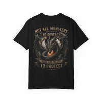 Not All Monsters Are Created To Destroy dragon T-shirt | fantasy dragon tee