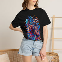 Lionfish Graphic T-Shirt — Vibrant Ocean Reef Art Tee