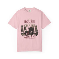 My House! My Chair! Woman! T-shirt | Vintage Gothic Parlor Illustration