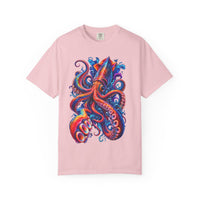 Squid Ink Art T-Shirt — Vibrant Octopus Graphic Tee
