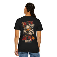 Angry Duck with Bat T-shirt | Who's Doing the Sitting Now!