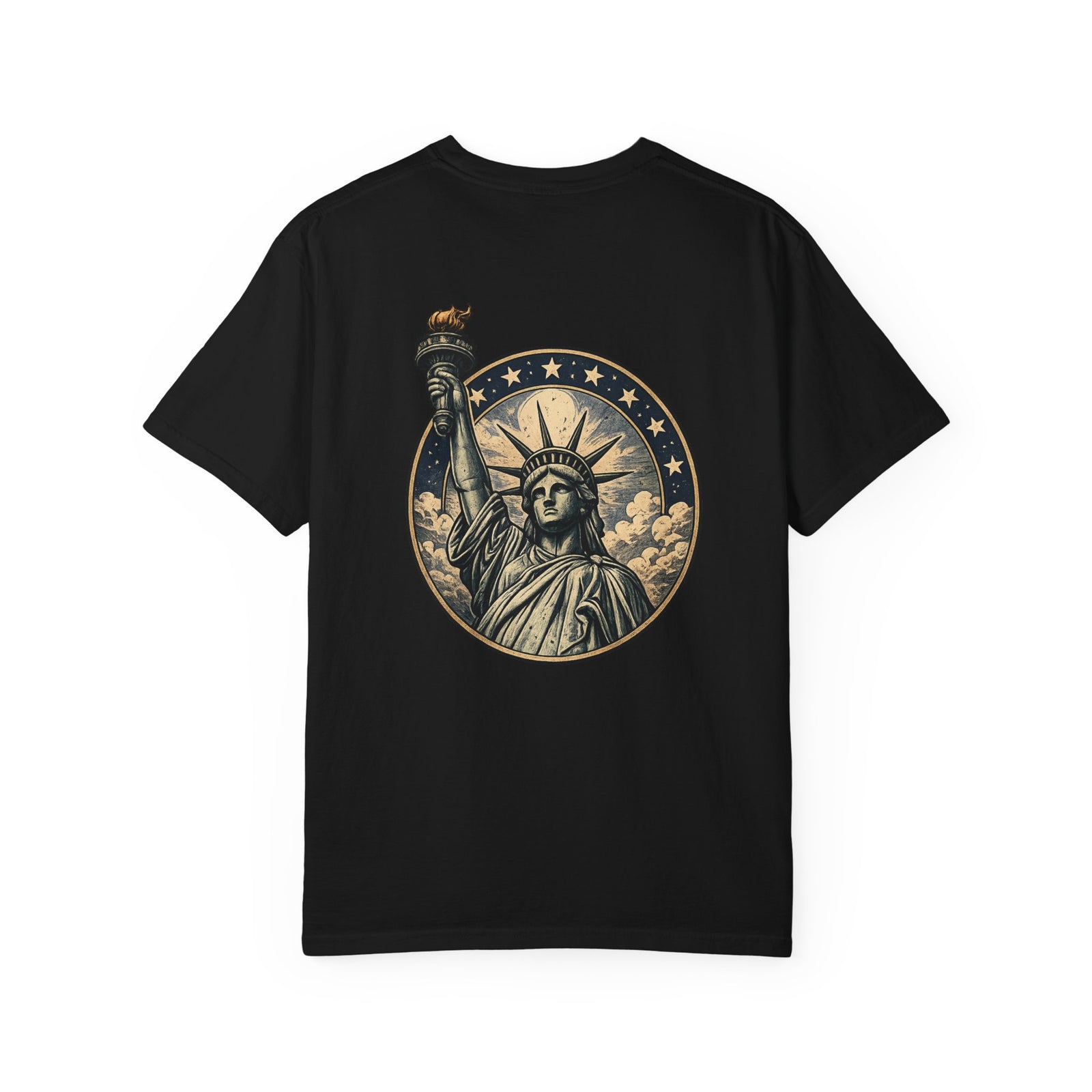 Statue of Liberty Illustration T-shirt | Vintage American Patriotic Design