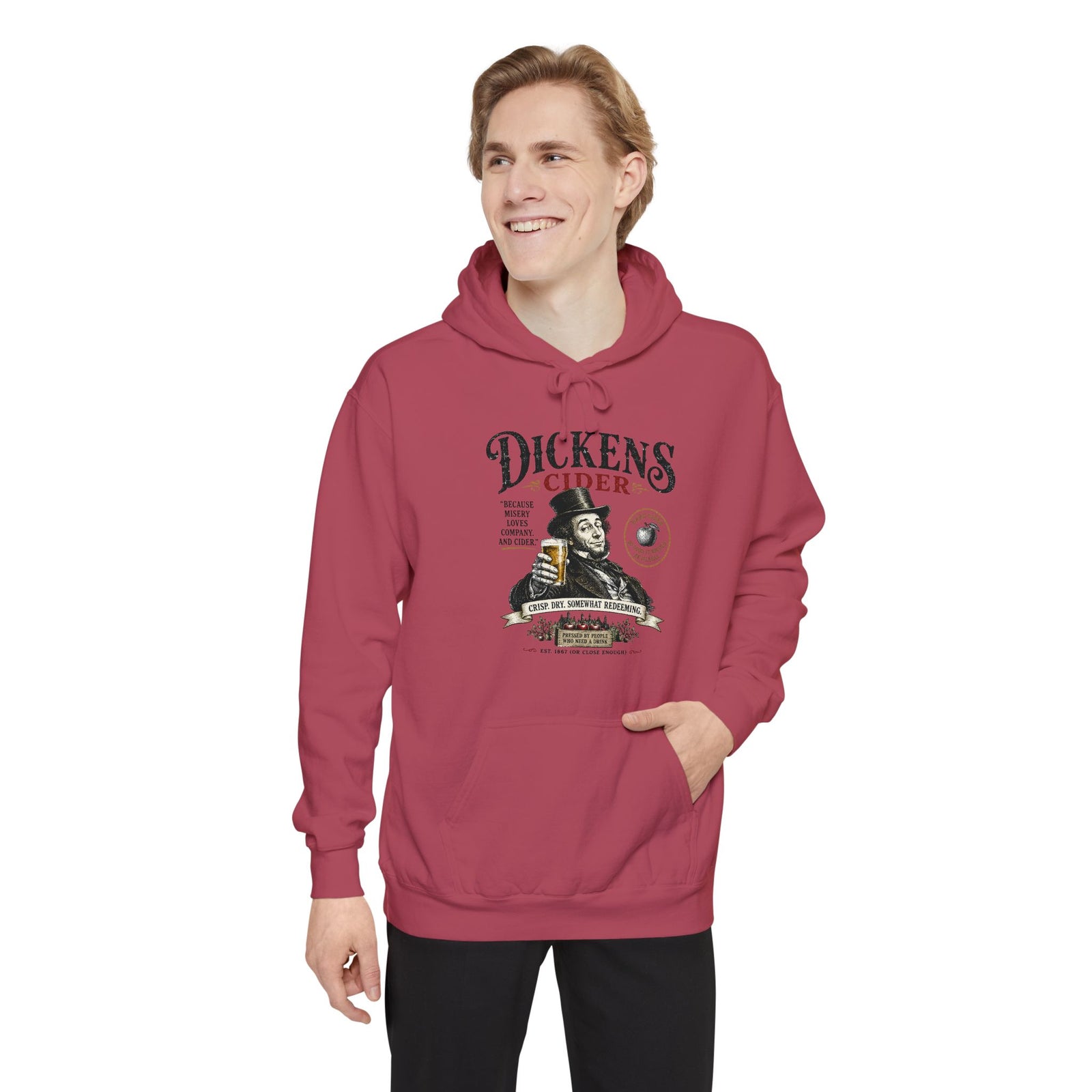 Dickens Cider hoodie | Misery Loves Company, Literary Humour