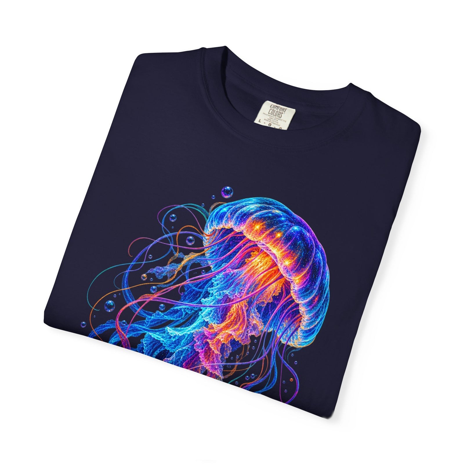 Jellyfish Glow T-Shirt — Neon Ocean Art Graphic Tee