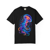 Jellyfish Glow T-Shirt — Neon Ocean Art Graphic Tee