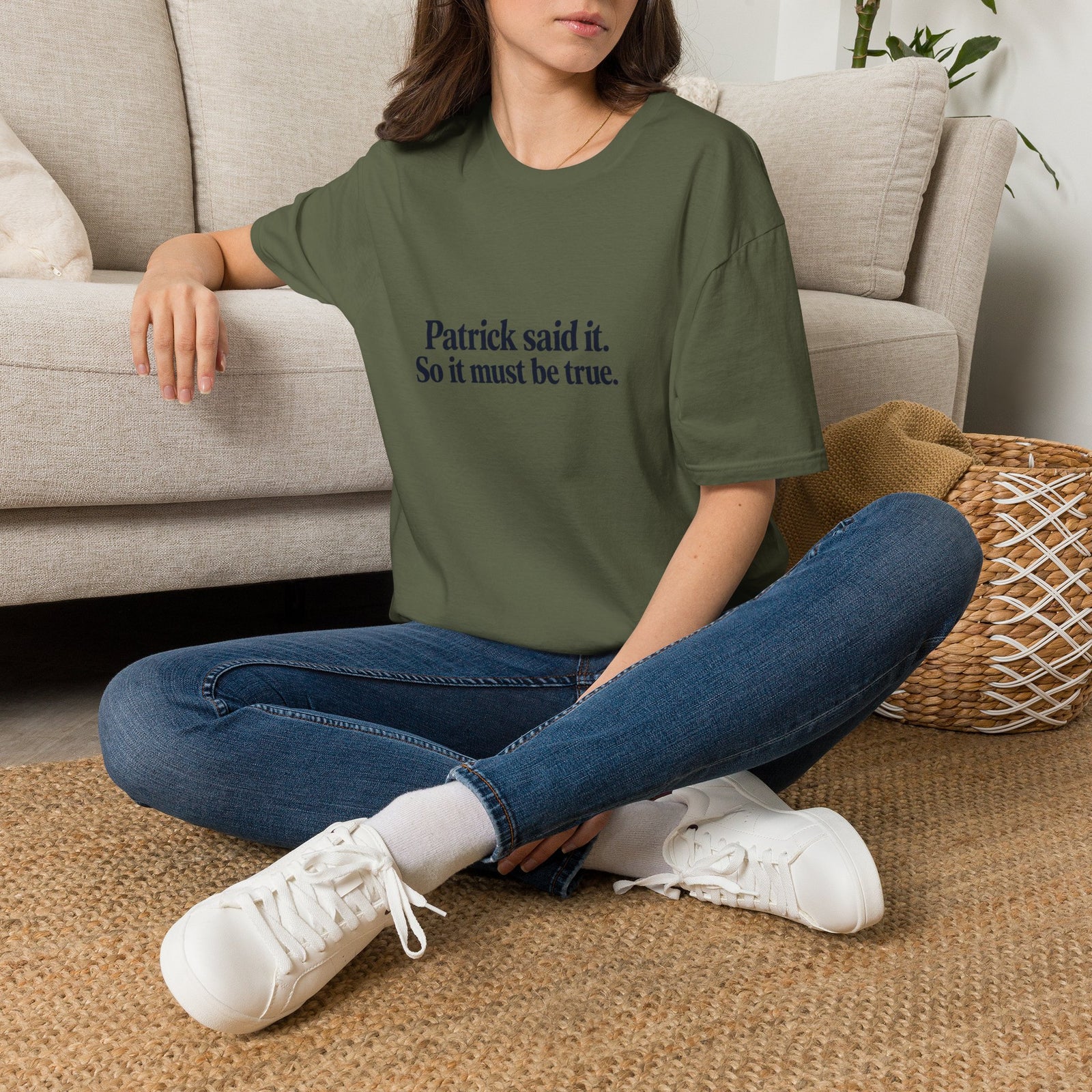 Patrick Said It T-Shirt — Funny Personalized Name Quote Tee
