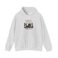 House Chair Woman hoodie | City skyline silhouette, text 'My House! My Chair! My Woman!'