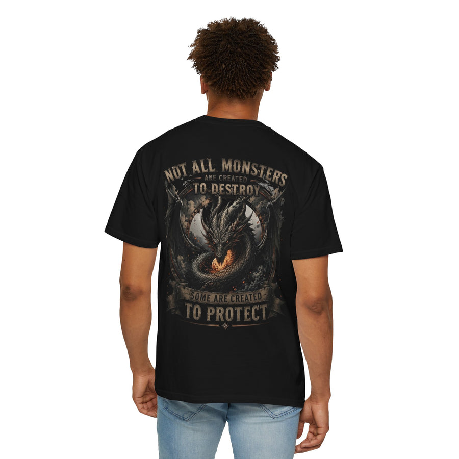 Not All Monsters Are Created To Destroy dragon T-shirt | fantasy dragon tee